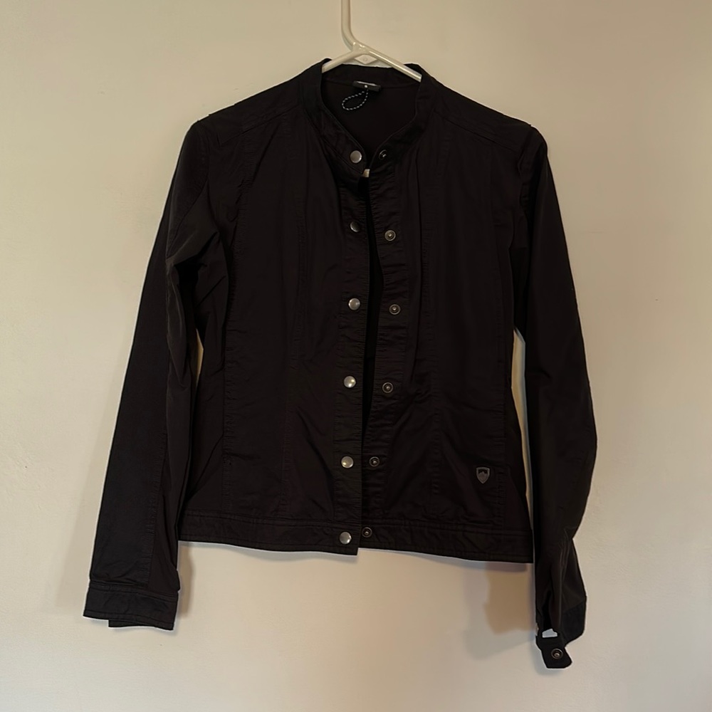 Kuhl women’s black snap jacket